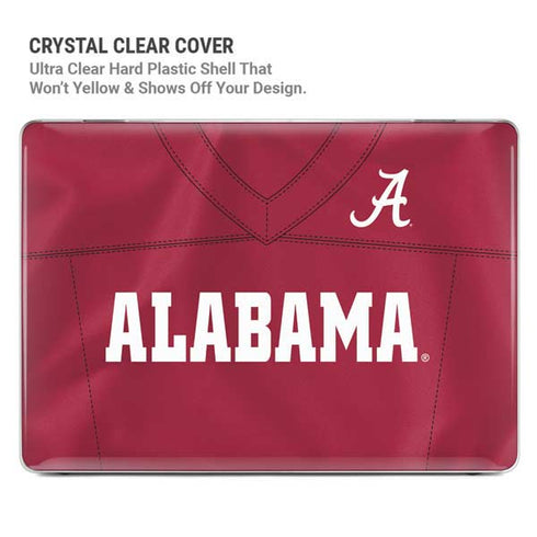 University of Alabama Maroon Jersey MacBook Pro 13in (2020) Case plus Skin