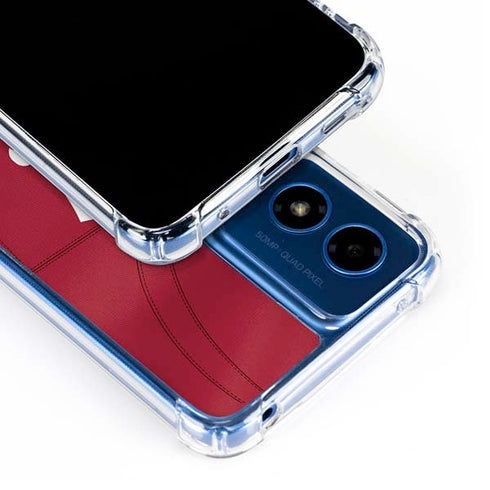 University of Alabama Maroon Jersey Moto G 5G (2024) Clear Case
