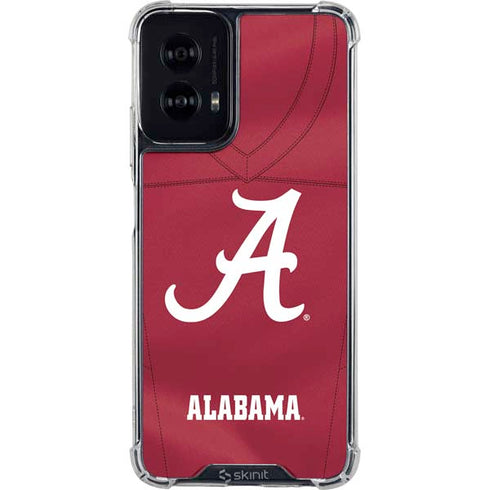 University of Alabama Maroon Jersey Moto G Power 5G (2024) Clear Case