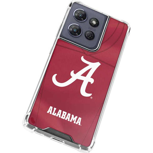 University of Alabama Maroon Jersey Moto G Power 5G (2025) Clear Case
