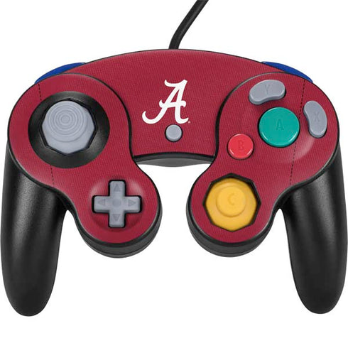 University of Alabama Maroon Jersey Nintendo GameCube Controller Skin