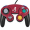 University of Alabama Maroon Jersey Nintendo GameCube Controller Skin