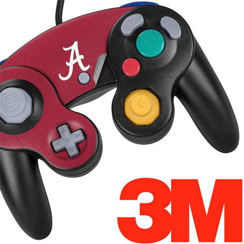 University of Alabama Maroon Jersey Nintendo GameCube Controller Skin