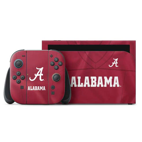 University of Alabama Maroon Jersey Nintendo Skins