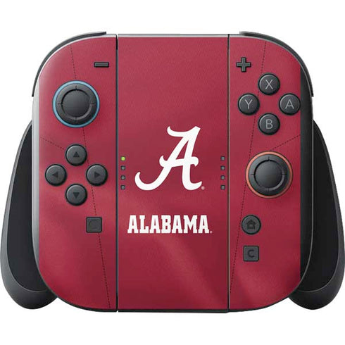 University of Alabama Maroon Jersey Nintendo Switch 2 (2025) with Joy-Con Skin