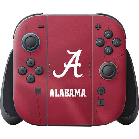 University of Alabama Maroon Jersey Nintendo Switch 2 (2025) Joy-Con Controller Skin