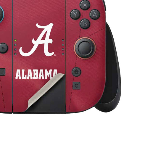 University of Alabama Maroon Jersey Nintendo Switch 2 (2025) Joy-Con Controller Skin