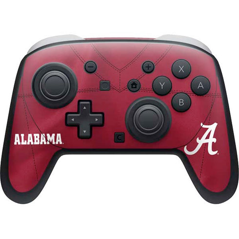 University of Alabama Maroon Jersey Nintendo Switch 2 (2025) Pro Controller Skin