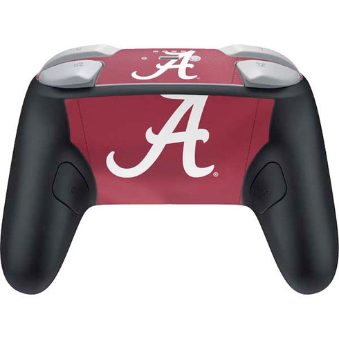 University of Alabama Maroon Jersey Nintendo Switch 2 (2025) Pro Controller Skin