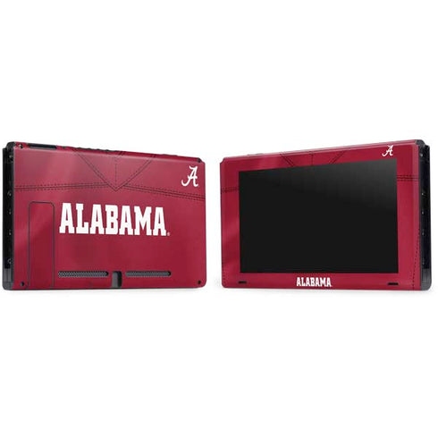 University of Alabama Maroon Jersey Nintendo Switch Bundle Skin