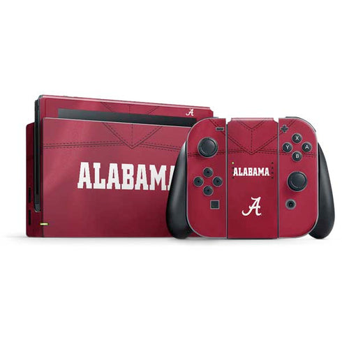 University of Alabama Maroon Jersey Nintendo Skins
