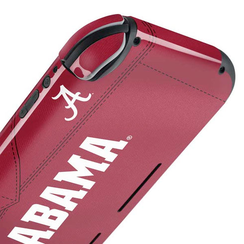 University of Alabama Maroon Jersey Nintendo Switch Lite Skin