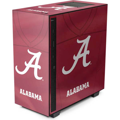 University of Alabama Maroon Jersey NZXT H510 Compact ATX Mid-Tower Case Skin
