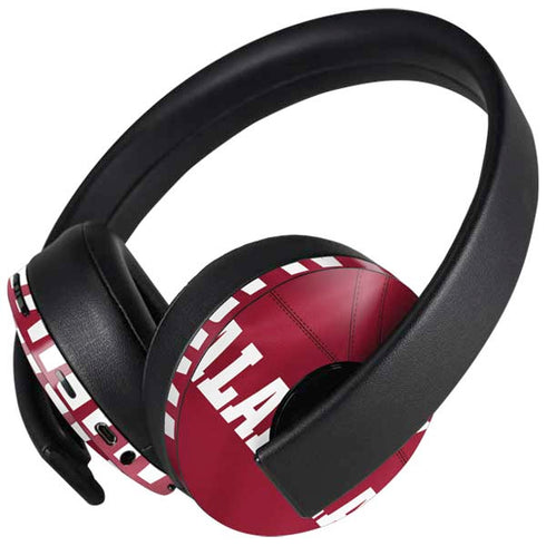 University of Alabama Maroon Jersey PlayStation 4 Gold Wireless Headset Skin