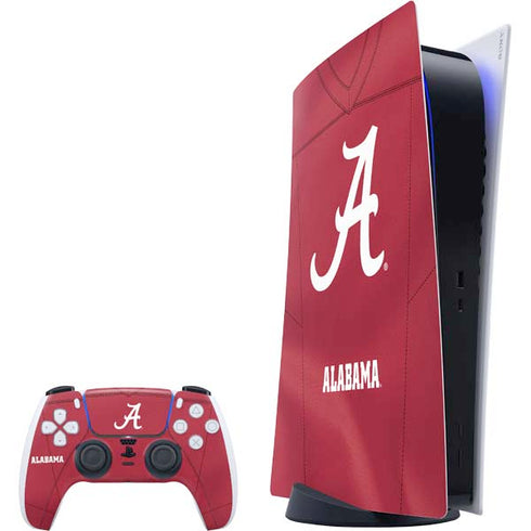 University of Alabama Maroon Jersey PlayStation PS5 Skins