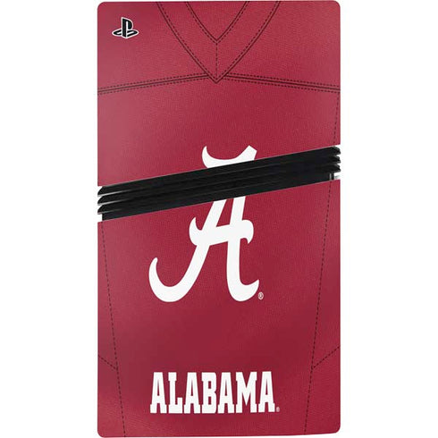 University of Alabama Maroon Jersey PS5 Pro Disk Bundle Skin