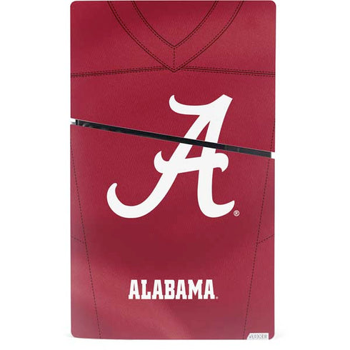 University of Alabama Maroon Jersey PS5 Slim Digital Edition Console Skin