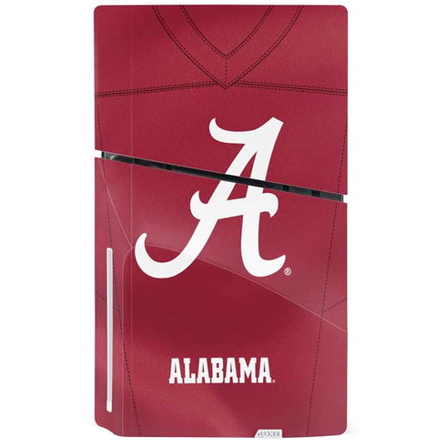 University of Alabama Maroon Jersey PS5 Slim Disk Bundle Skin
