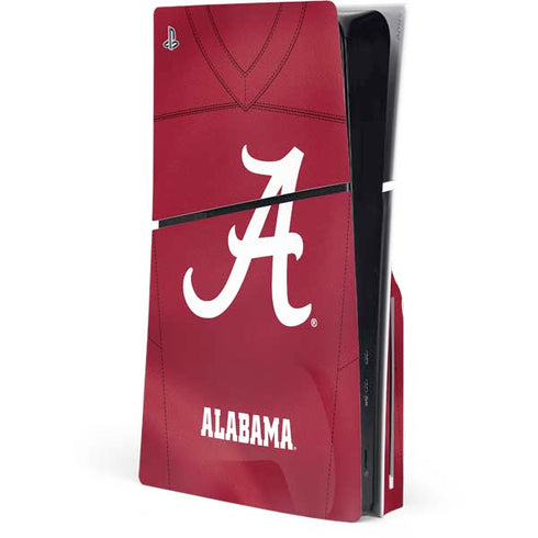 University of Alabama Maroon Jersey PS5 Slim Disk Console Skin