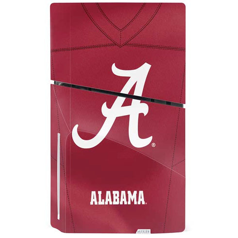 University of Alabama Maroon Jersey PS5 Slim Disk Console Skin