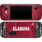 University of Alabama Maroon Jersey Steam Deck Handheld Gaming Computer Skin