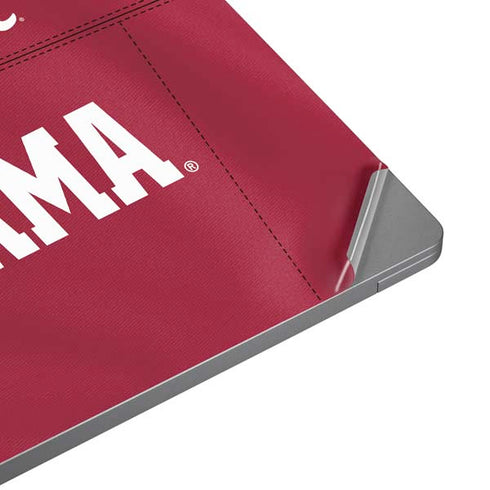 University of Alabama Maroon Jersey Universal Laptop 12in (9.8 x 6.8in) Skin