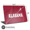 University of Alabama Maroon Jersey Universal Laptop 13in (10.6 x 7.6in) Skin