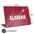 University of Alabama Maroon Jersey Universal Laptop 17in (13.8 x 10in) Skin