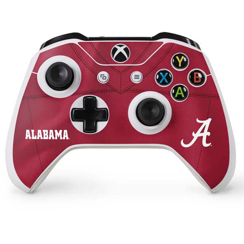 University of Alabama Maroon Jersey Xbox One X Controller Skin