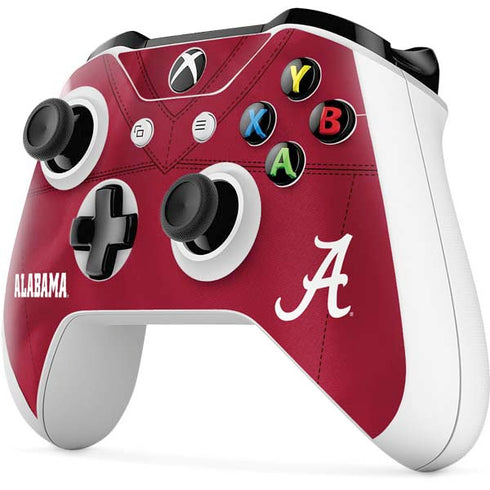 University of Alabama Maroon Jersey Xbox One X Controller Skin