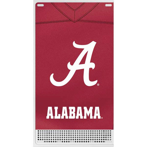 University of Alabama Maroon Jersey Xbox Series S Console Skin