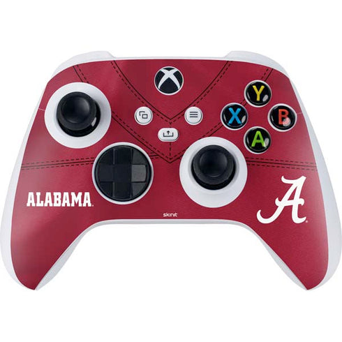 University of Alabama Maroon Jersey Xbox Series S Controller Skin