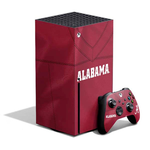 University of Alabama Maroon Jersey Xbox Series X Skins