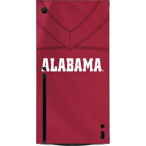 University of Alabama Maroon Jersey Xbox Series X Console Skin