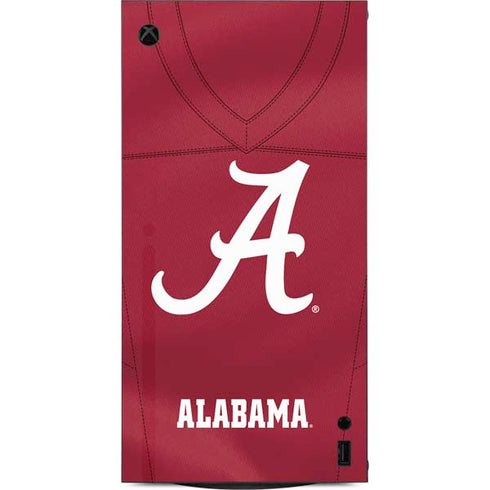 University of Alabama Maroon Jersey XBox Series X Digital Edition Console Skin