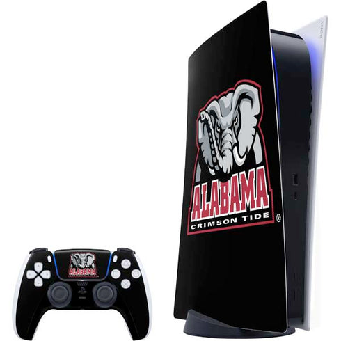 University of Alabama Primary Logo PlayStation PS5 Skins