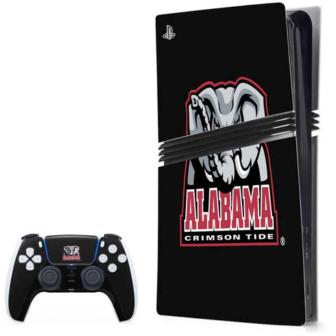 University of Alabama Primary Logo PS5 Pro Bundle Skin
