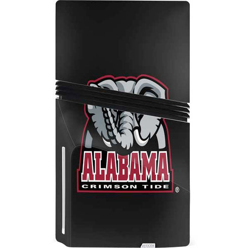 University of Alabama Primary Logo PS5 Pro Disk Console Skin