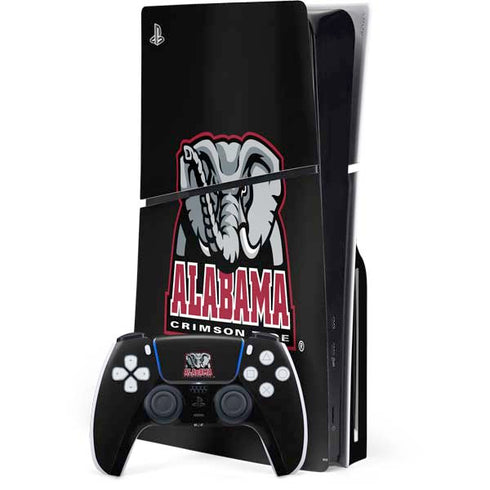 University of Alabama Primary Logo PlayStation PS5 Skins