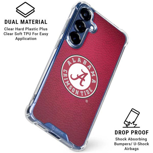 University of Alabama University Seal Galaxy S25 FE Clear Case