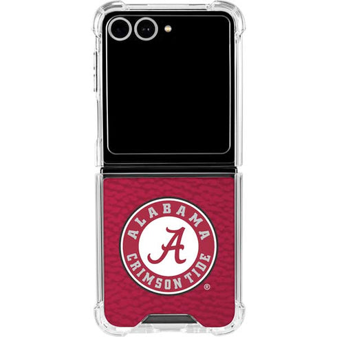 University of Alabama University Seal Galaxy Z Flip7 Clear Case
