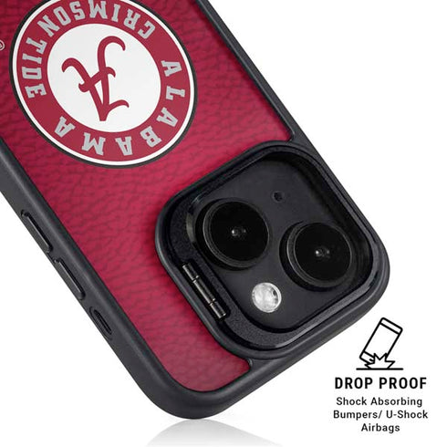 University of Alabama University Seal iPhone 14 Plus Kickstand Case