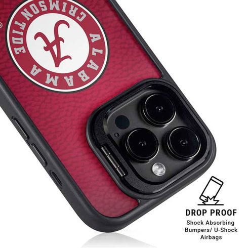 University of Alabama University Seal iPhone 15 Pro Max Kickstand Case