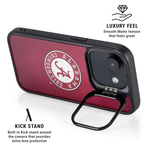 University of Alabama University Seal iPhone 16e Kickstand Case