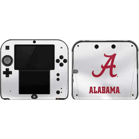 University of Alabama White Jersey Nintendo Skins