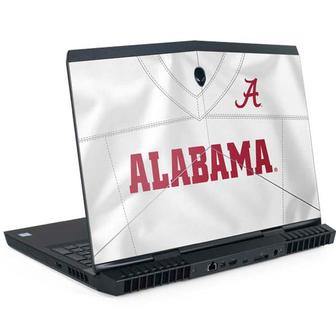 University of Alabama White Jersey Dell Alienware Skin
