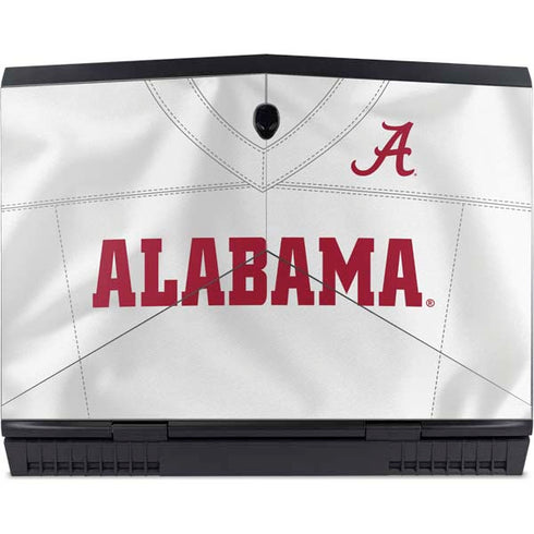 University of Alabama White Jersey Dell Alienware Skin