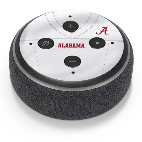 University of Alabama White Jersey Amazon Echo Dot Skin