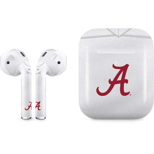 University of Alabama White Jersey Apple AirPods 2 Skin