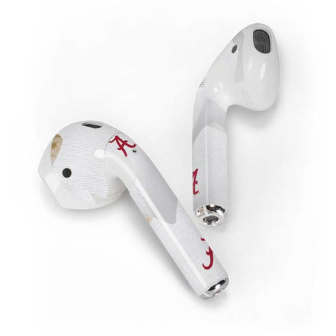 University of Alabama White Jersey Apple AirPods Skin